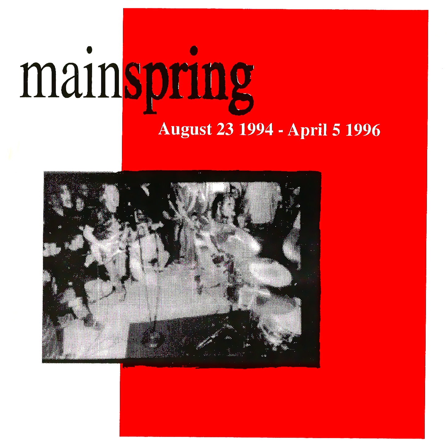 C.A.S.S. Records 007º - Mainspring "August 23 1994 - April 5 1996" Discography, CD, 1998